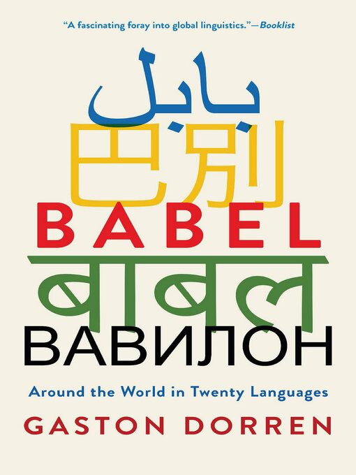 Title details for Babel by Gaston Dorren - Available